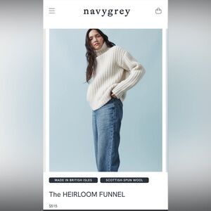 Navygrey heirloom funnel.